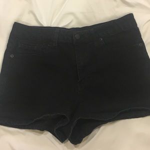 Black Denim Forever 21 Short